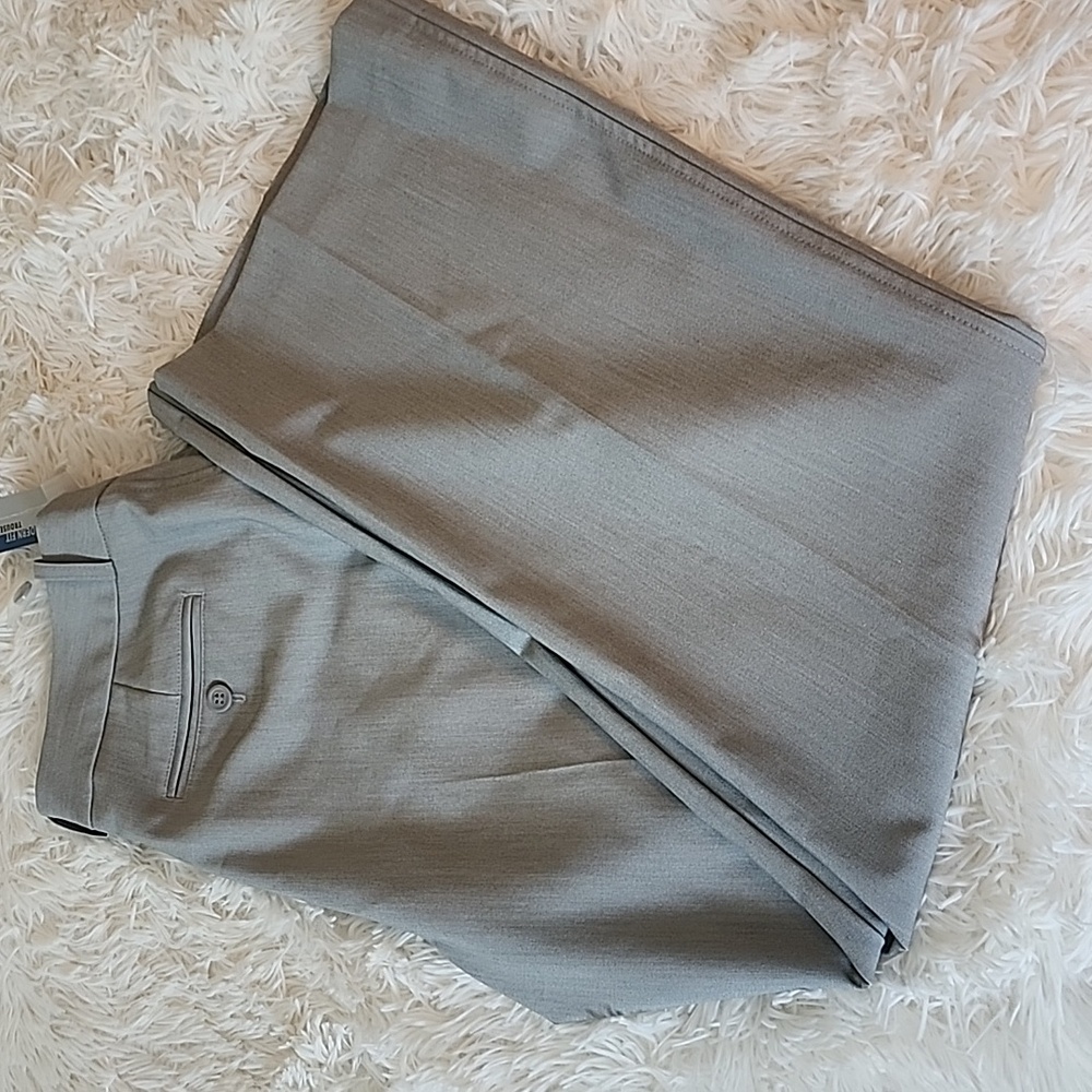 Worthington Industrial Gray Dress Pants Brand New